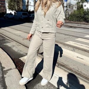 Vintage Tommy Hilfiger Beige Corduroy Set